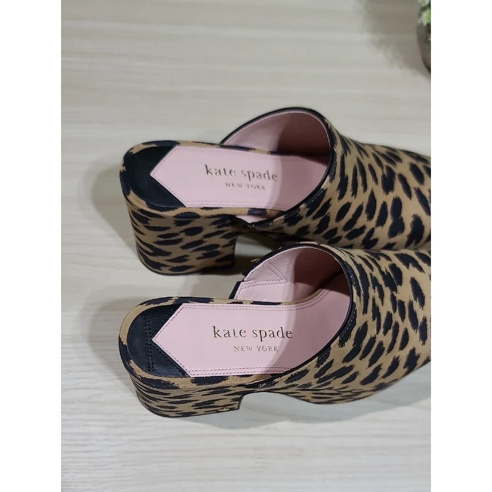 Kate Spade New York Amelia Clogs / Modern Leopard US 6 B NEW